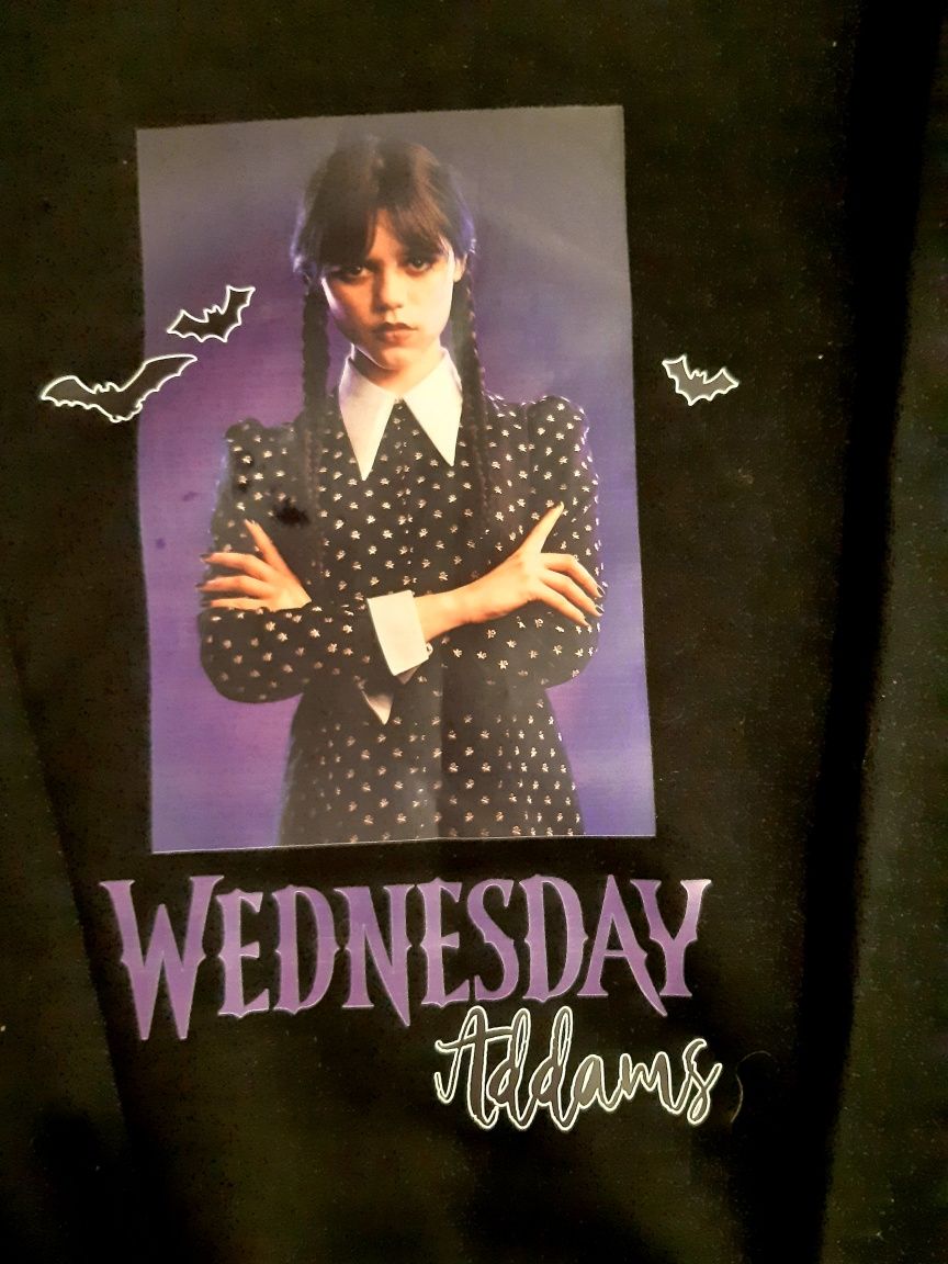 Bluza wendsday bawełna ciepła porządna