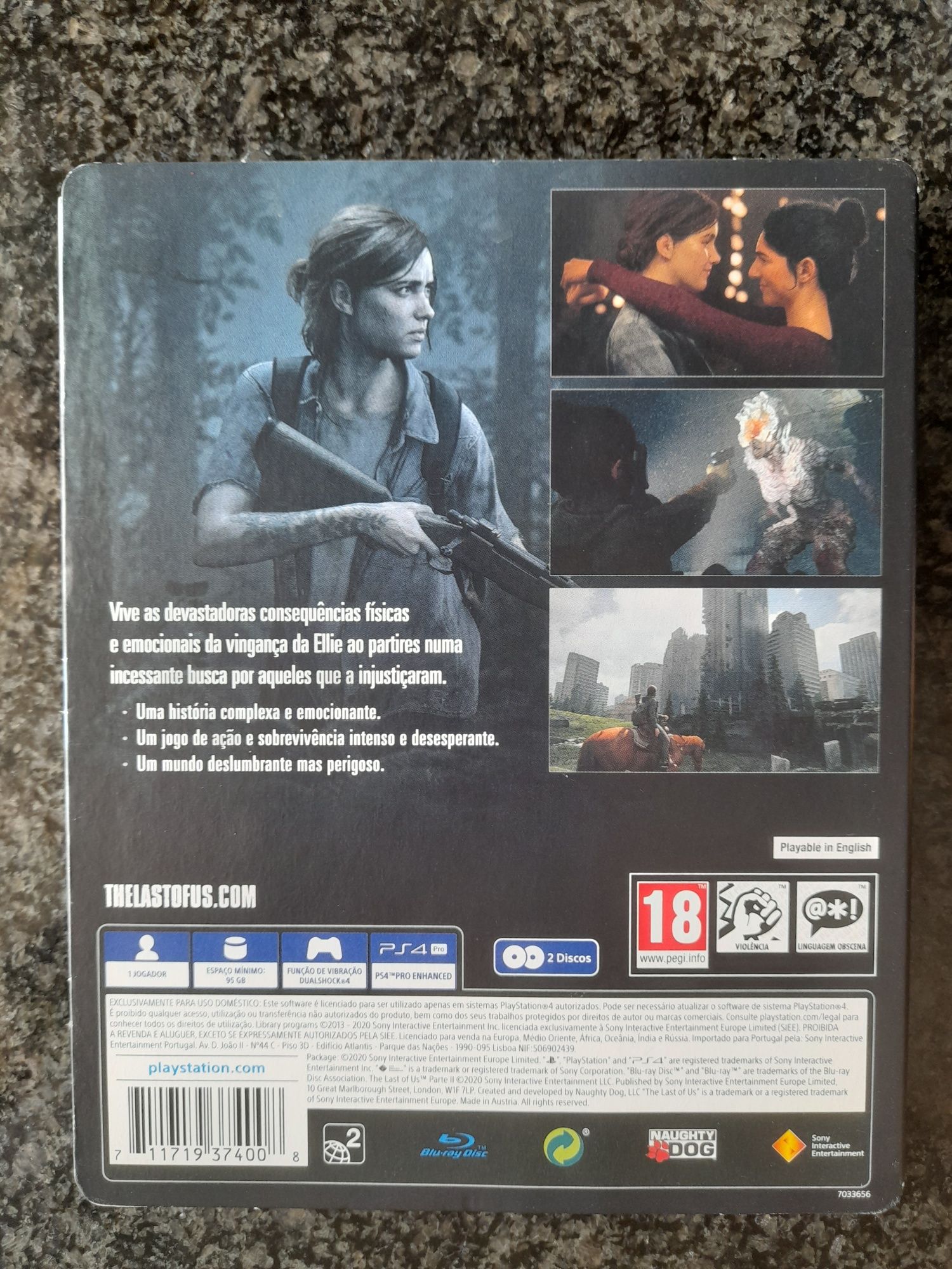 Jogo The Last Of Us Parte 2 Edição Limitada PS4