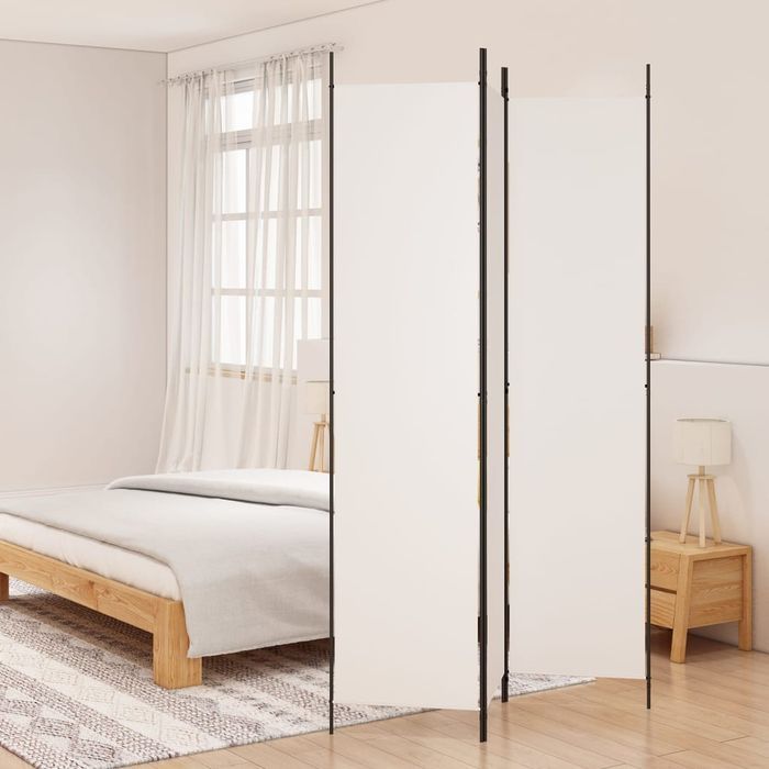 Vidaxl Parawan 3-Panelowy, Biały, 150X220 Cm, Tkanina