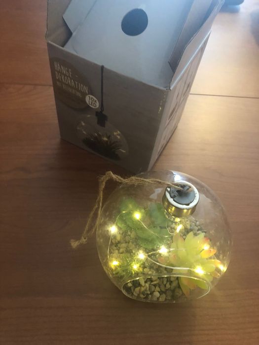 Decoração de pendurar com luzes Led