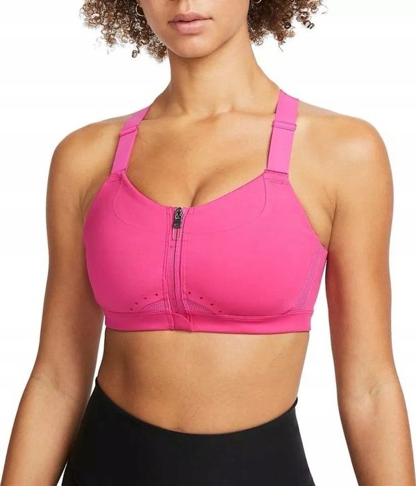 biustonosz Nike Dri Fit Alpha w kolorze różowym