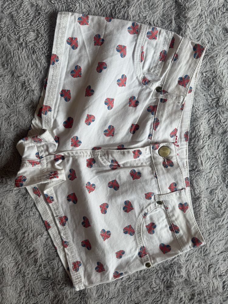 Mini shorts white