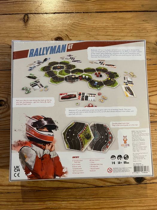 Rallyman GT — Jogo de Tabuleiro