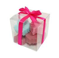 Mini mydełka glicerynowe jednorożce 6 szt w pudełku na prezent