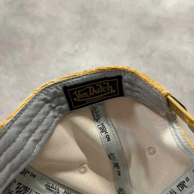Vintage Czapka Z Daszkiem Von Dutch Cap Hat Kryształki Retro Y2K 90s