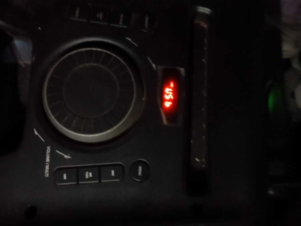 Coluna subwoofer portátil ngs/com luzes LED'