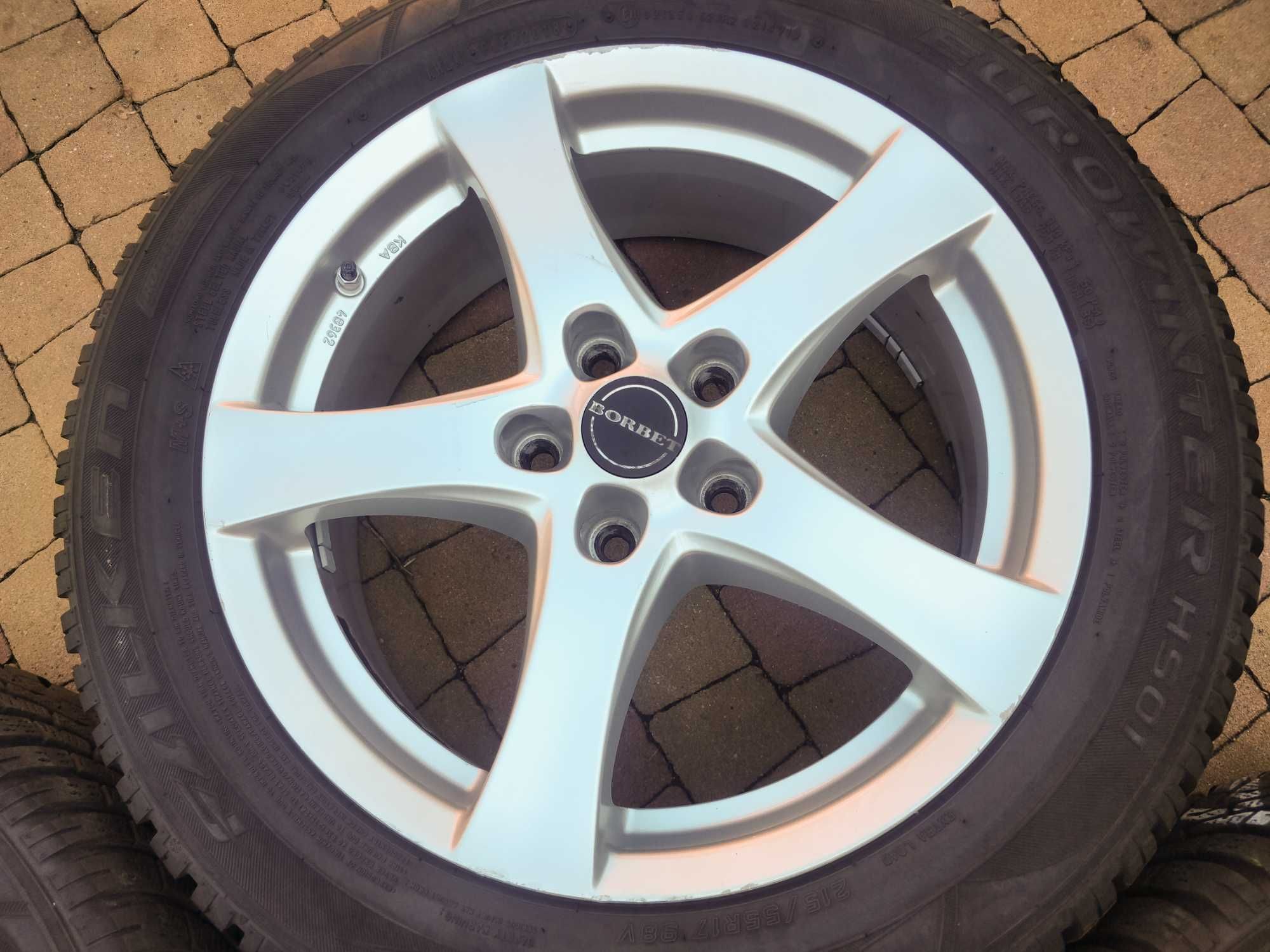 2626. Koła letnie Tucson Sportage 5x114.3 215/65/17 Michelin 7mm