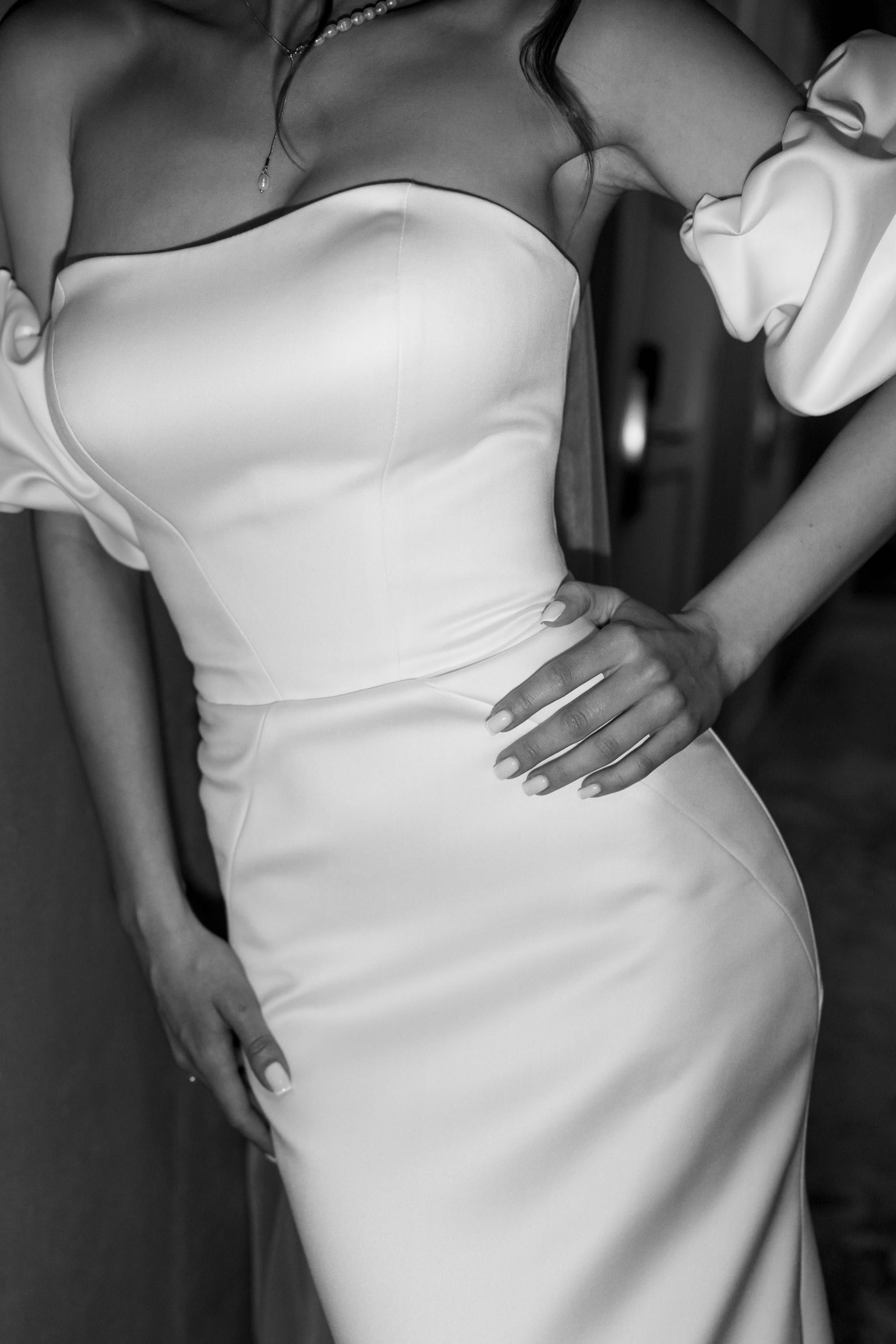 Атласна весільна сукня Katy Corso