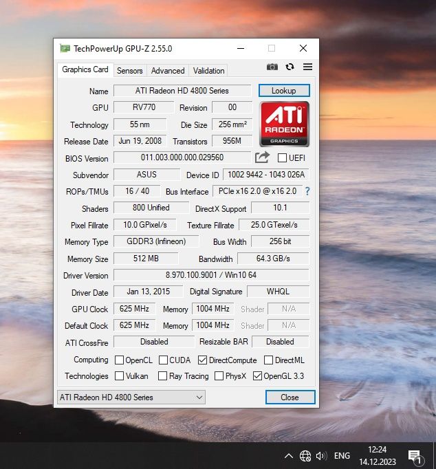ATI AMD Radeon HD 4850 відеокарта