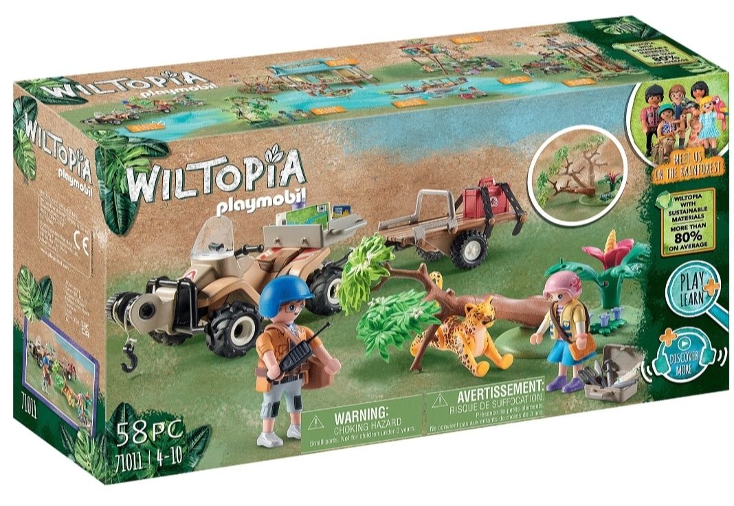 Playmobil wiltopia 71011 akcja ratunkowa quad