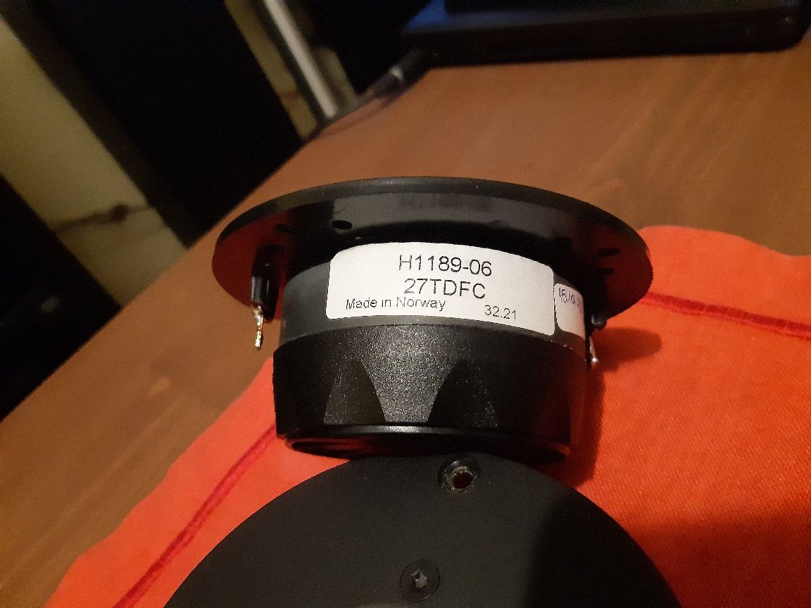 głośniki wysokotonowe seas 27 tdfc