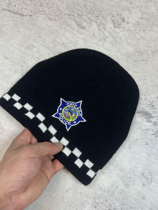 Винтажная шапка Chikago Police CPD