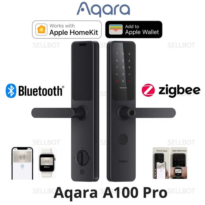 НОВИЙ! Дверний замок Xiaomi Aqara Smart Door Lock A100 Pro HOMEKIT