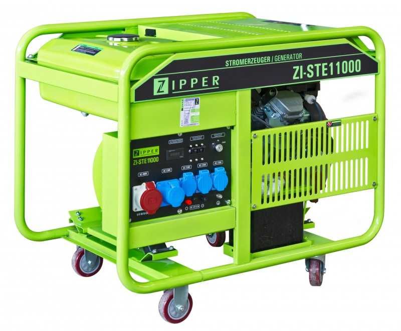 Budowlany Generator Agregat Prądu AVR 12kW 400V na budowę licznik koła