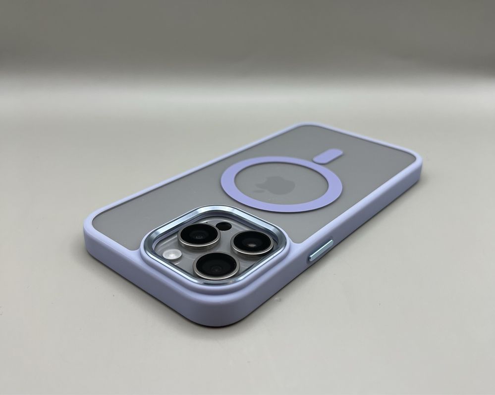 Чехол IPhone 15 Pro Max purple MagSafe, 15 Pro purple MagSafe