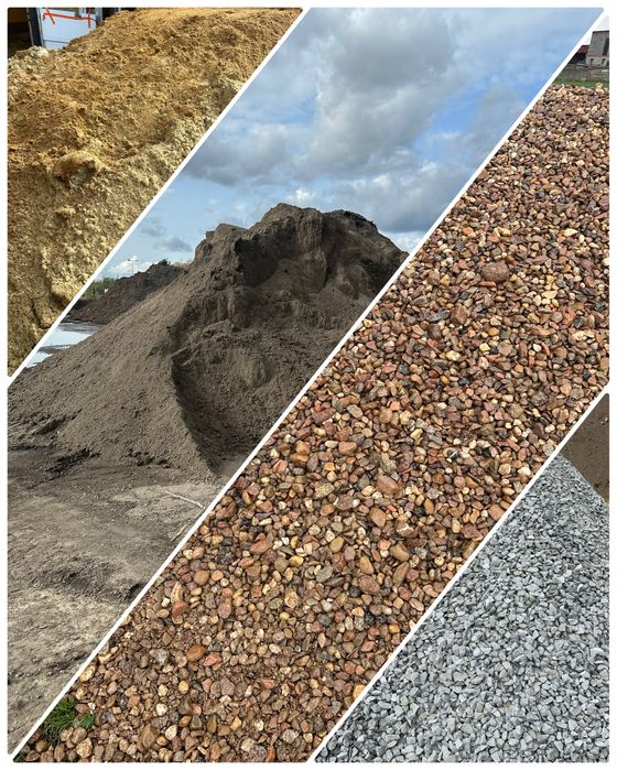 Kruszywo Ziemia Tłuczeń Kliniec Grysy Piach Frez Granit Kamień Gruz