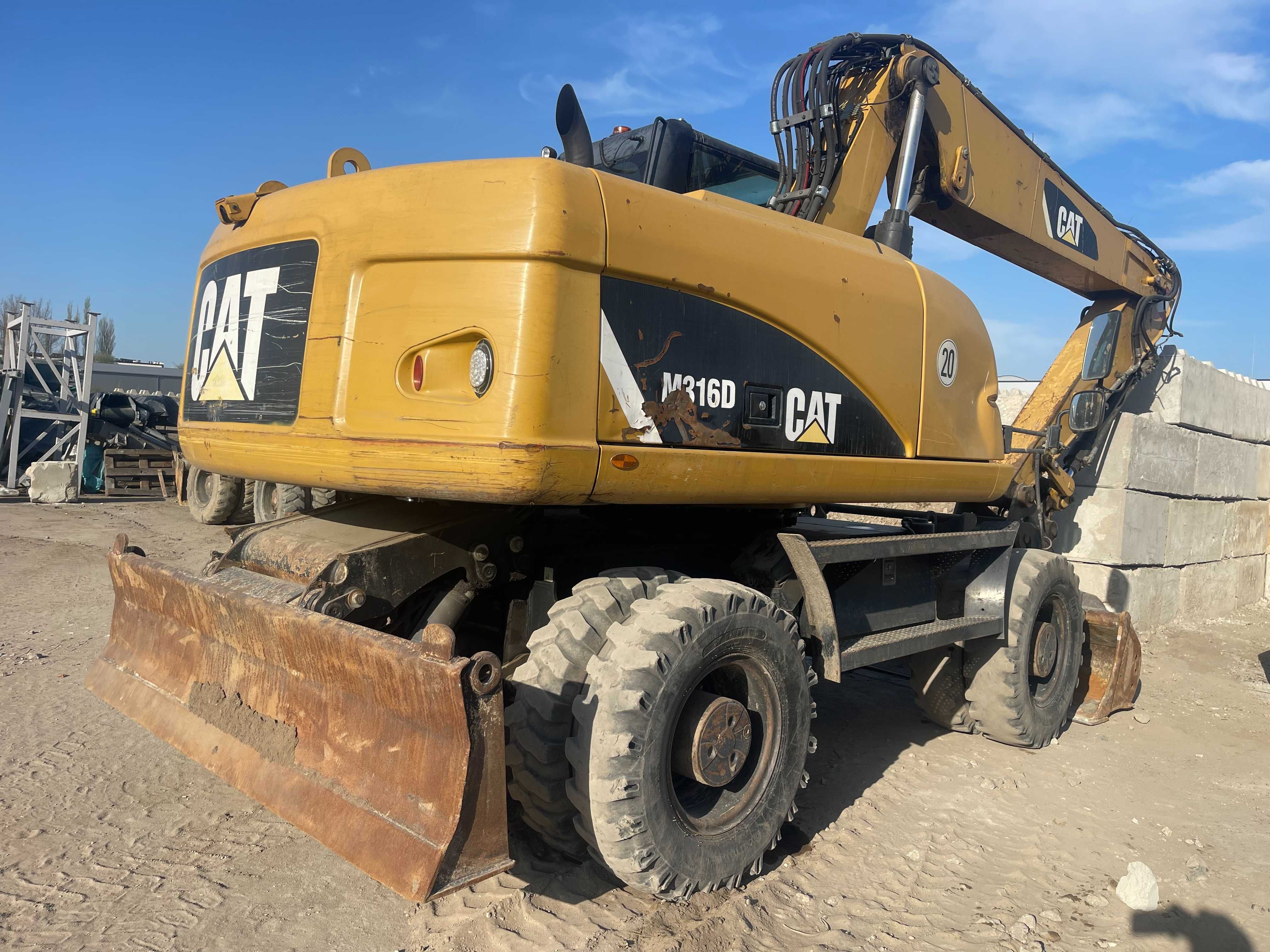 KOPARKA KOŁOWA CAT 316D rok prod. 2013
