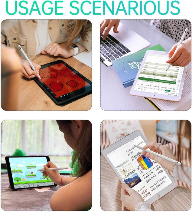 QOOKER Pencil Rysik do ekranów dotykowych PC iPad Air Pro Stylus Pen