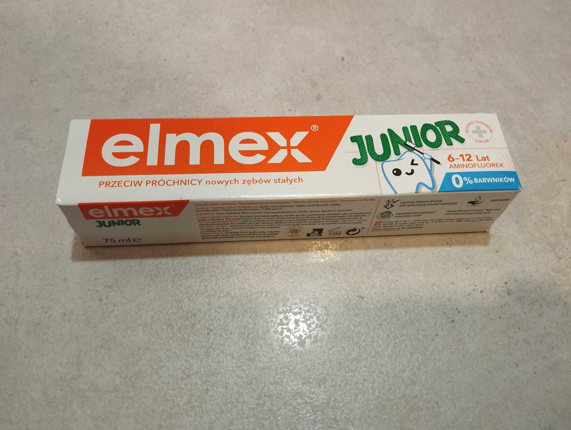 Elmex Junior pasta do zębów dla dzieci 6-12 lat