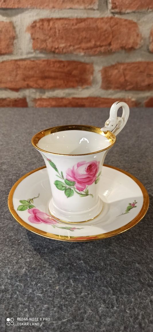 Porcelana MEISSEN Miśnia DUO MOKKA 1875r.