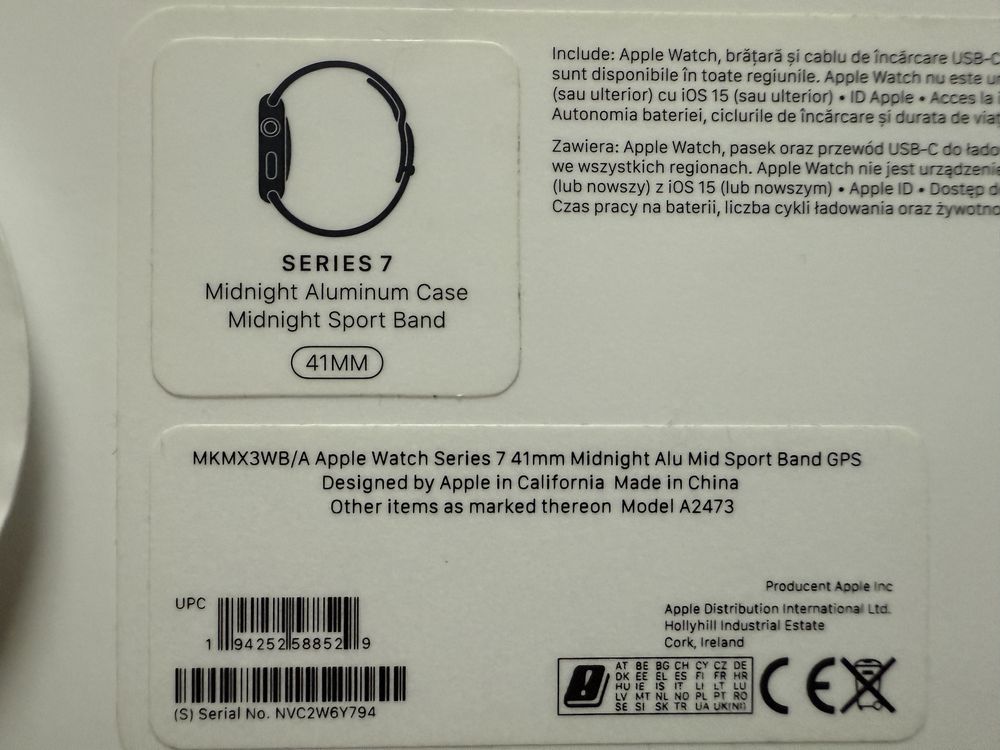Apple Watch serii 7 - 41 mm