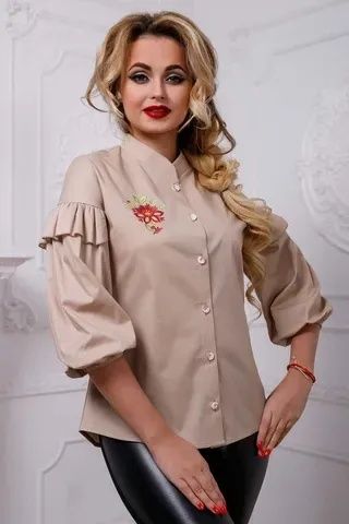 Сорочка  з вишивкою котон