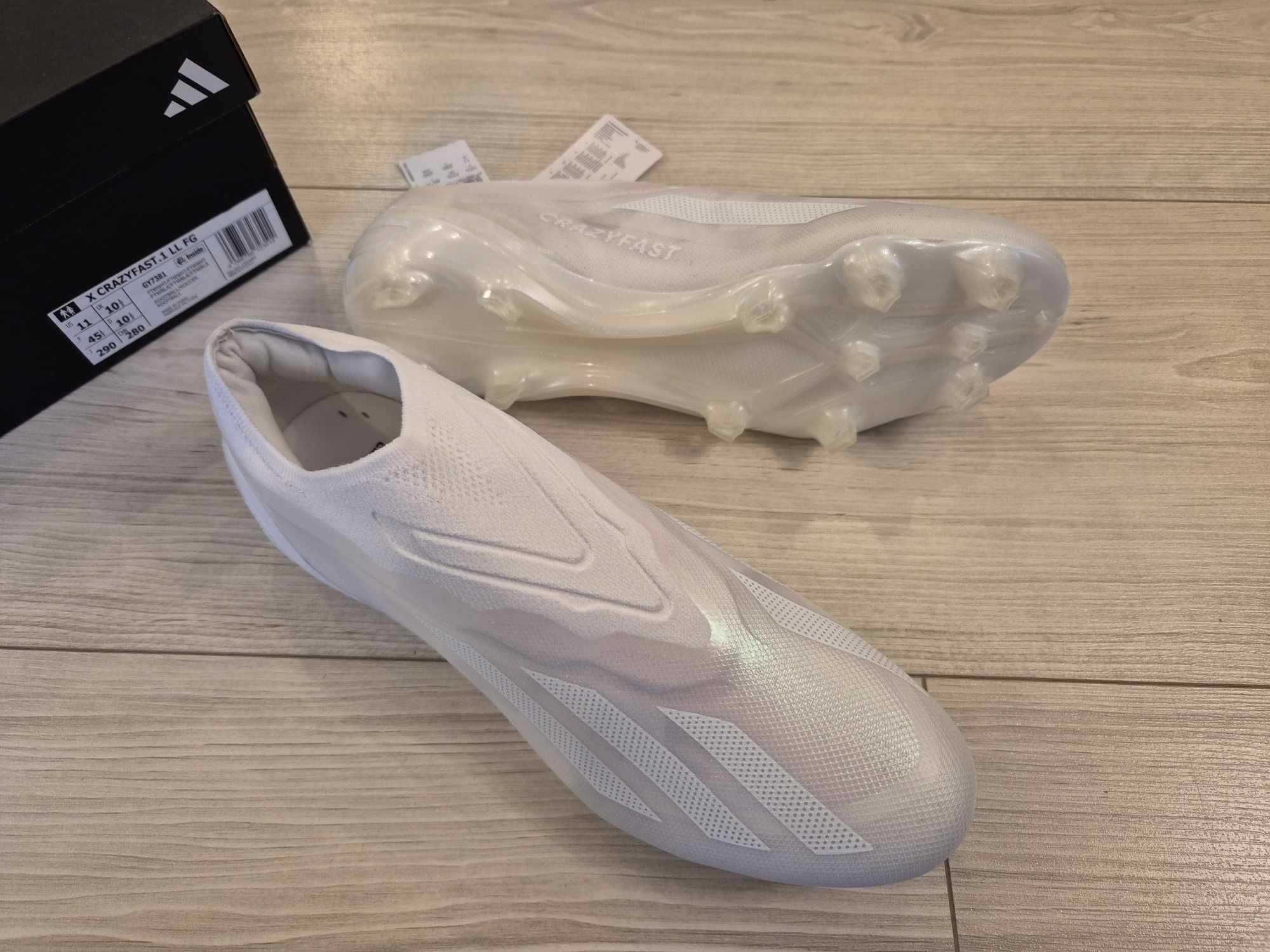 Profesjonalne korki adidas X Crazyfast.1 LL FG GY7381 rozmiar 45 1/3