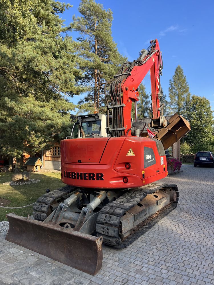 liebherr 914 compact koparka gąsienicowa z niemiec