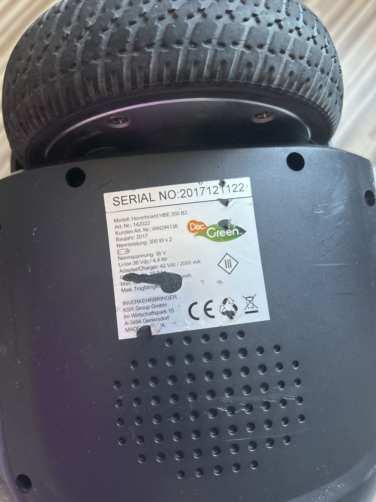 Hoverboard HBE 350 B2