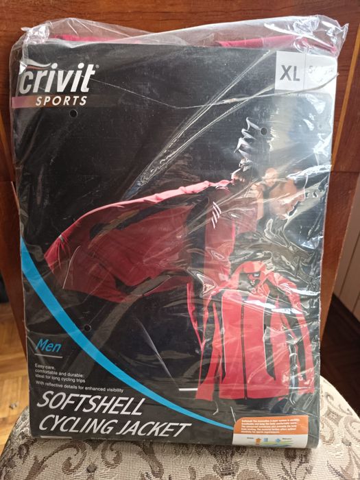 Kurtka rowerowa męska Crivit nowa XL 56/58