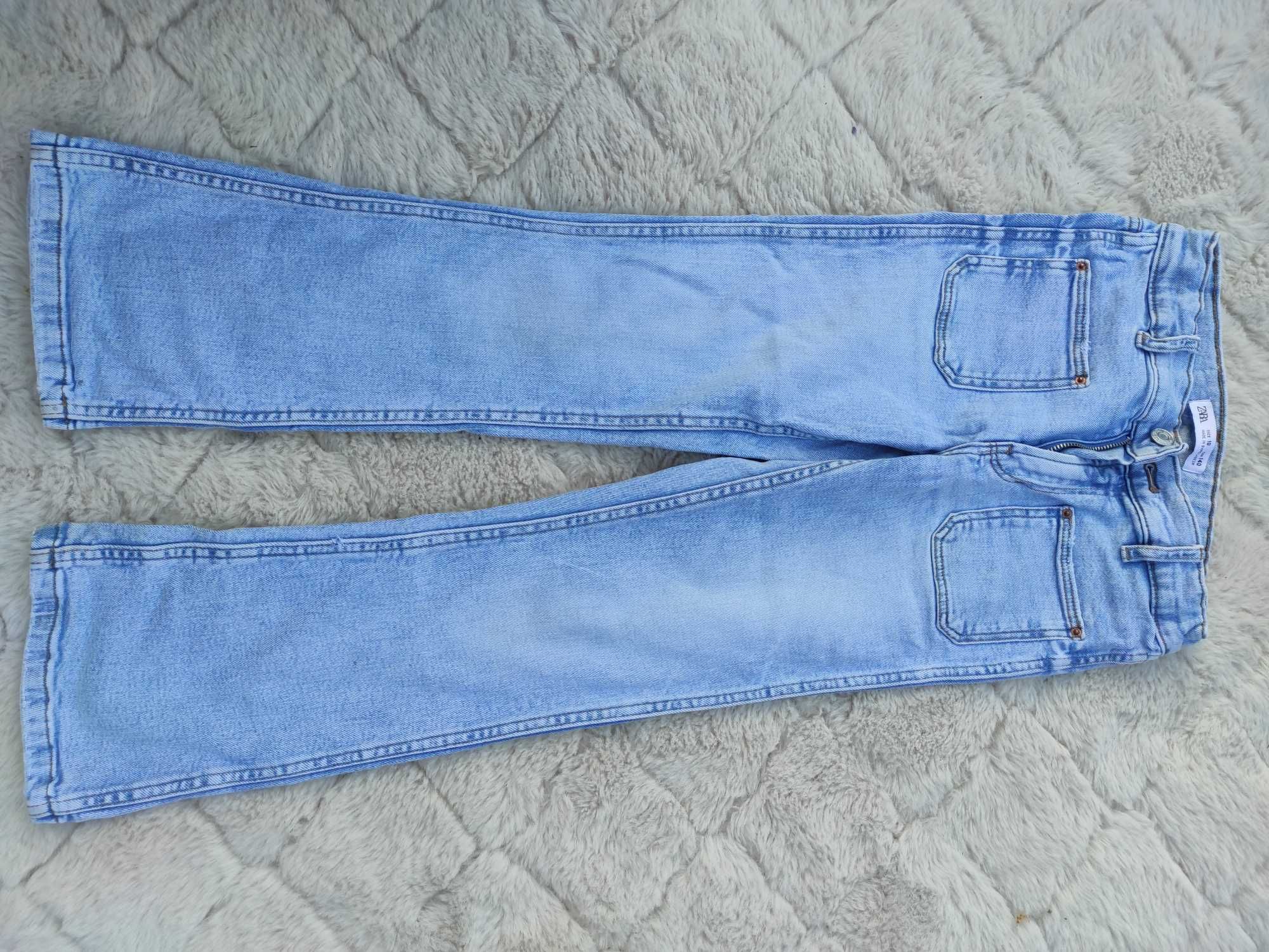 Spodnie Zara jeans ideal r.140
