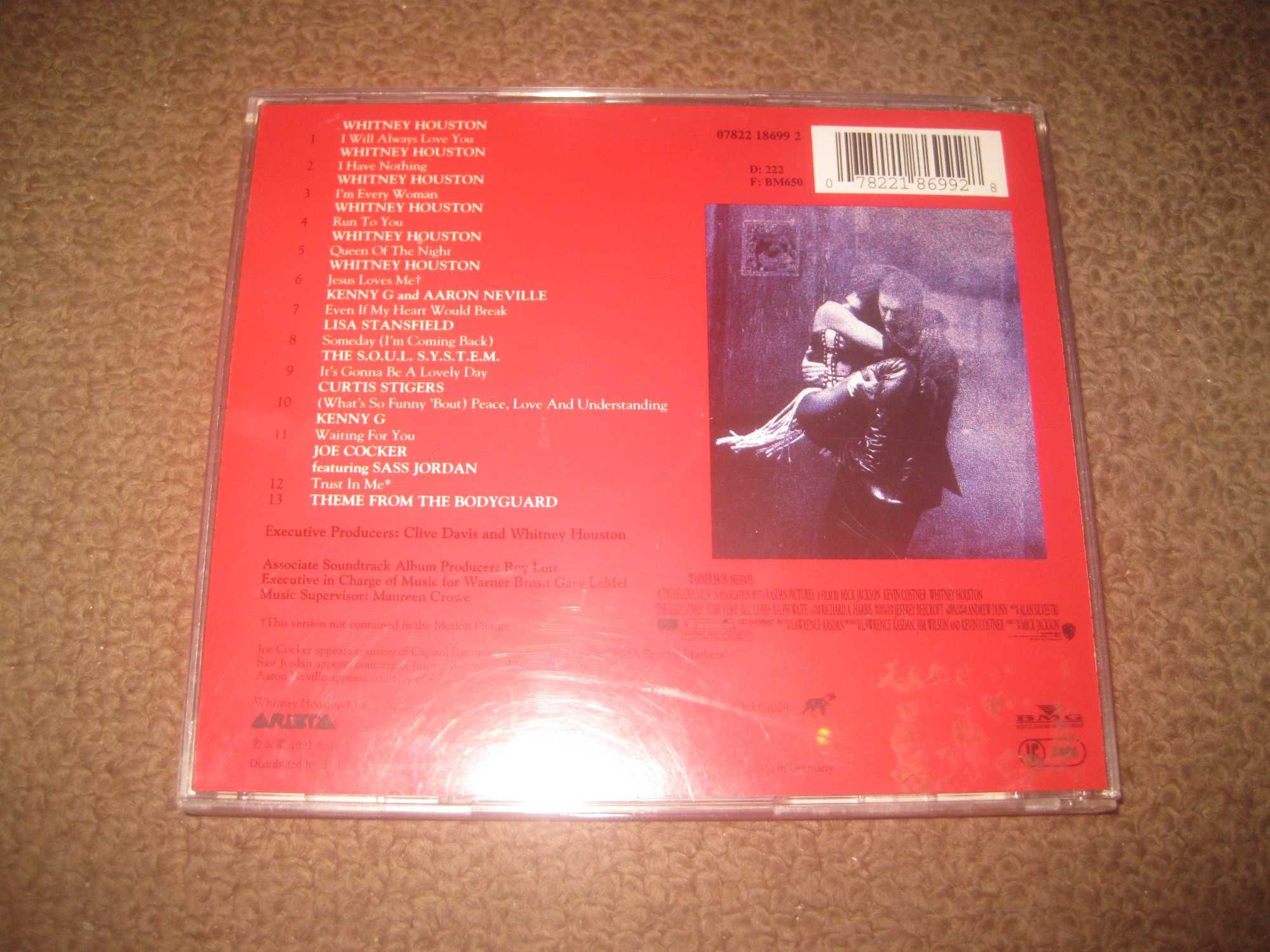 CD da Banda Sonora (OST) do filme "The Bodyguard (O Guarda Costas)"