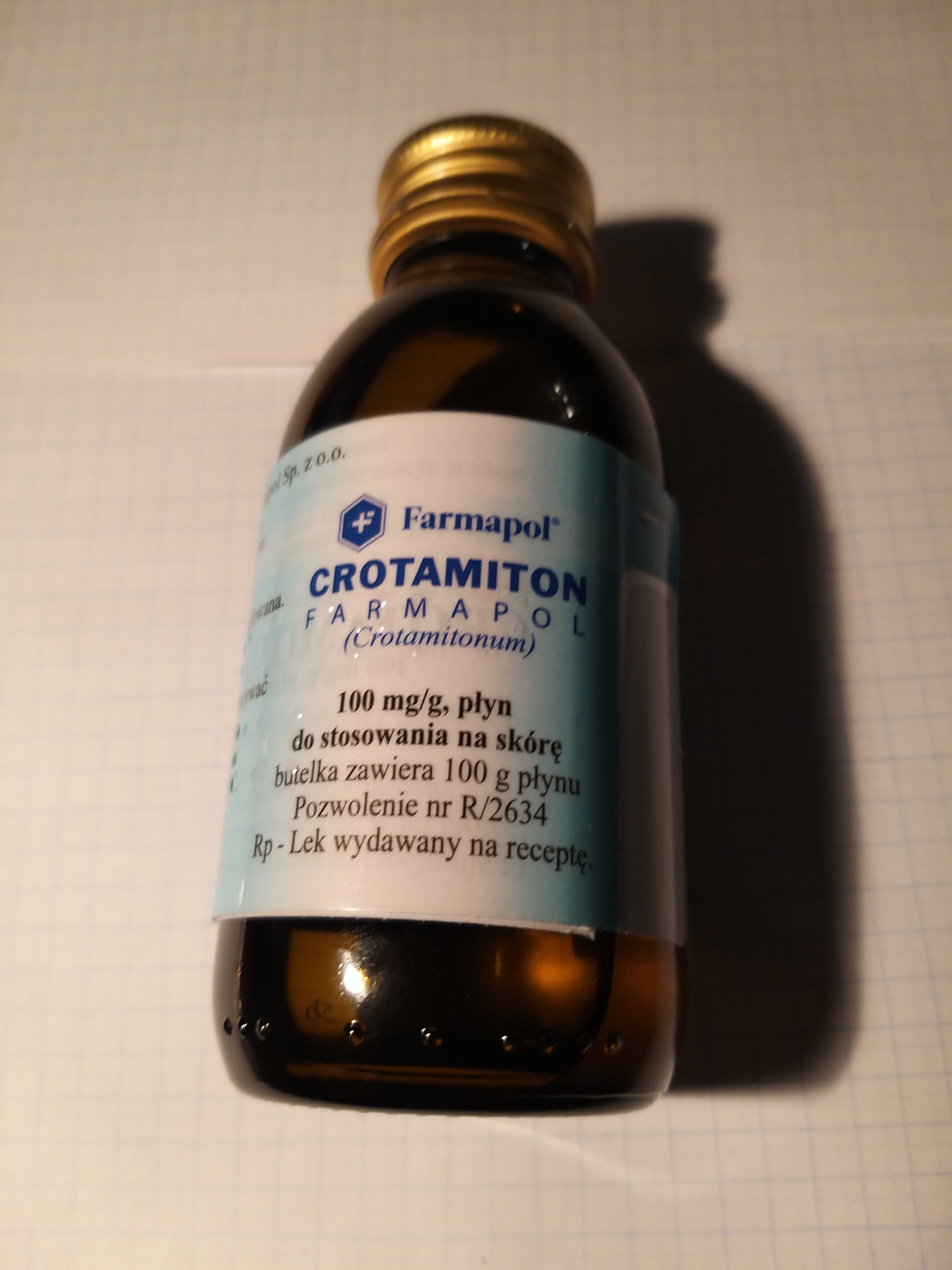 Crotamiton Farmapol 100mg/g -płyn na świerzb (nowy) 100g