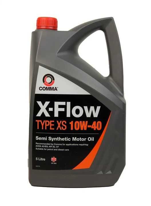 Comma X-FLOW 10w-40 моторное масло полусинтетика 1/4/5 л
