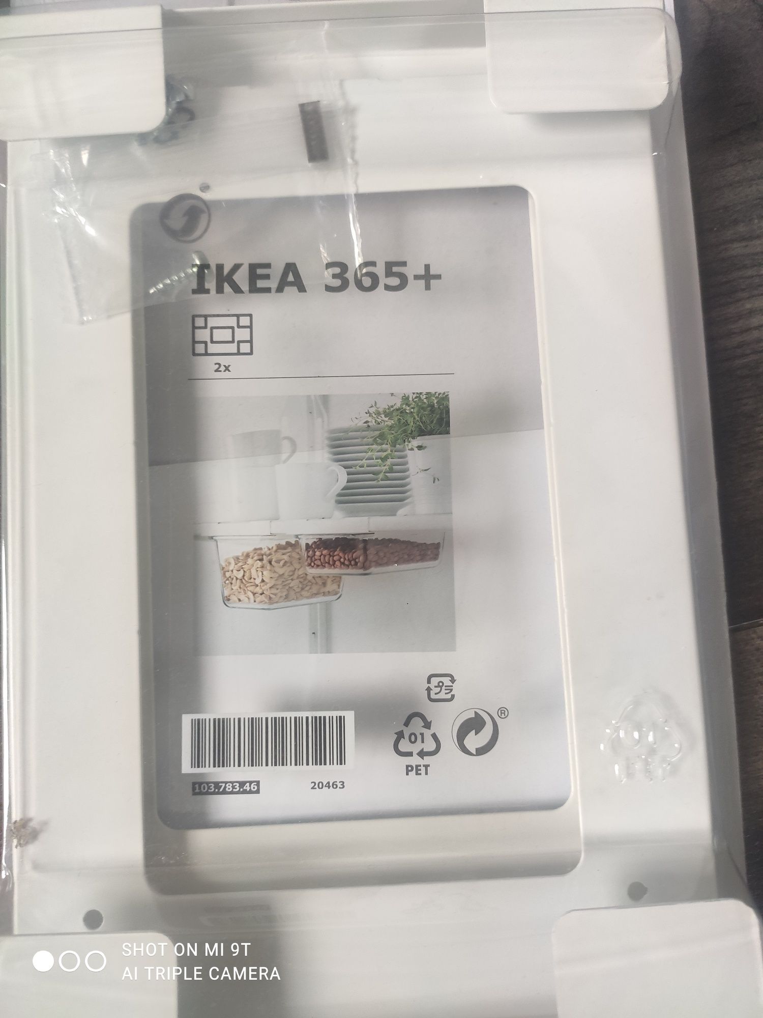 Uchwyt na pojemnik ikea 365+