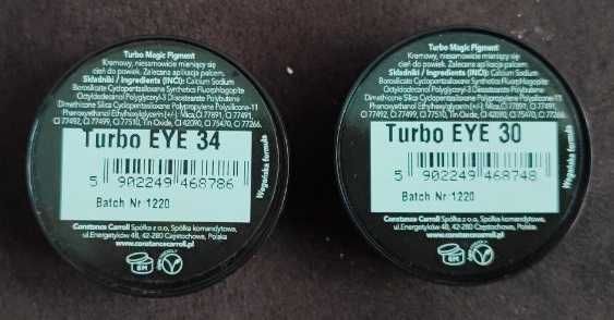 2 cienie do powiek błyszczące turbo magic pigment Constance Carroll