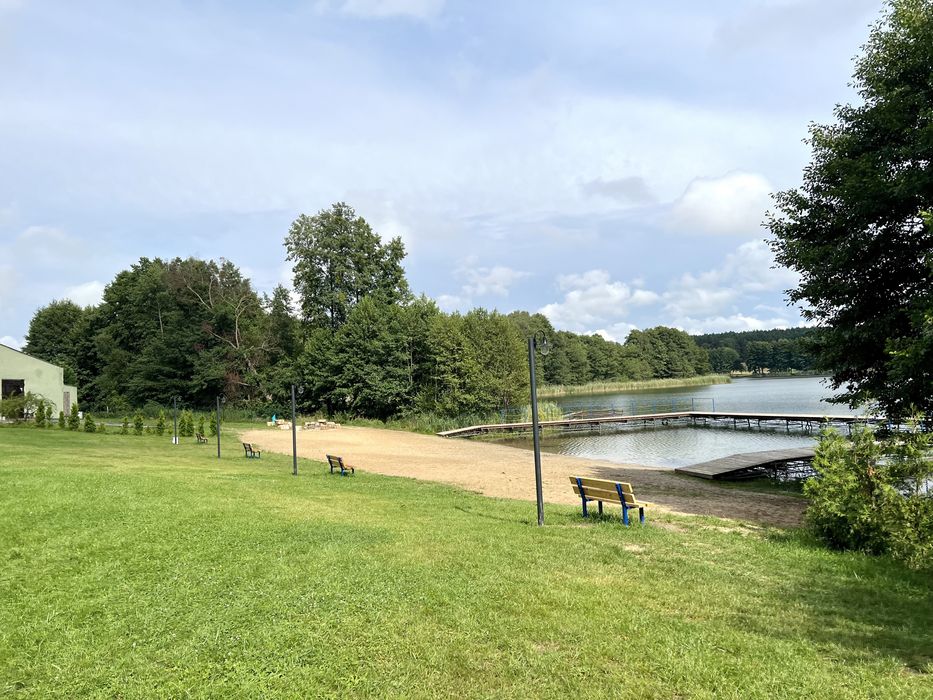 Dom z bali nad jeziorem Dormowo 57
