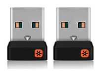 Adapter Bluetooth USB 2.4GHz 2szt Nano Dongle do Klawiatury Logitech