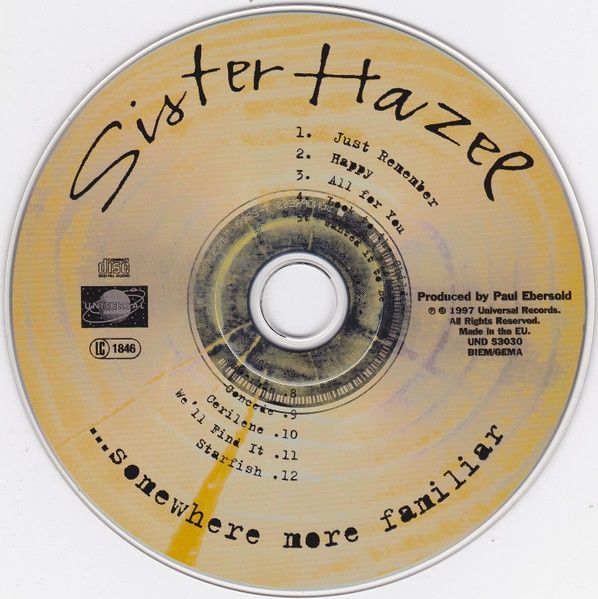 Sister Hazel - ... Somewhere More Familiar CD (jangle pop, folk rock)