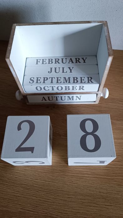 Kalendarz na biurko język angielski