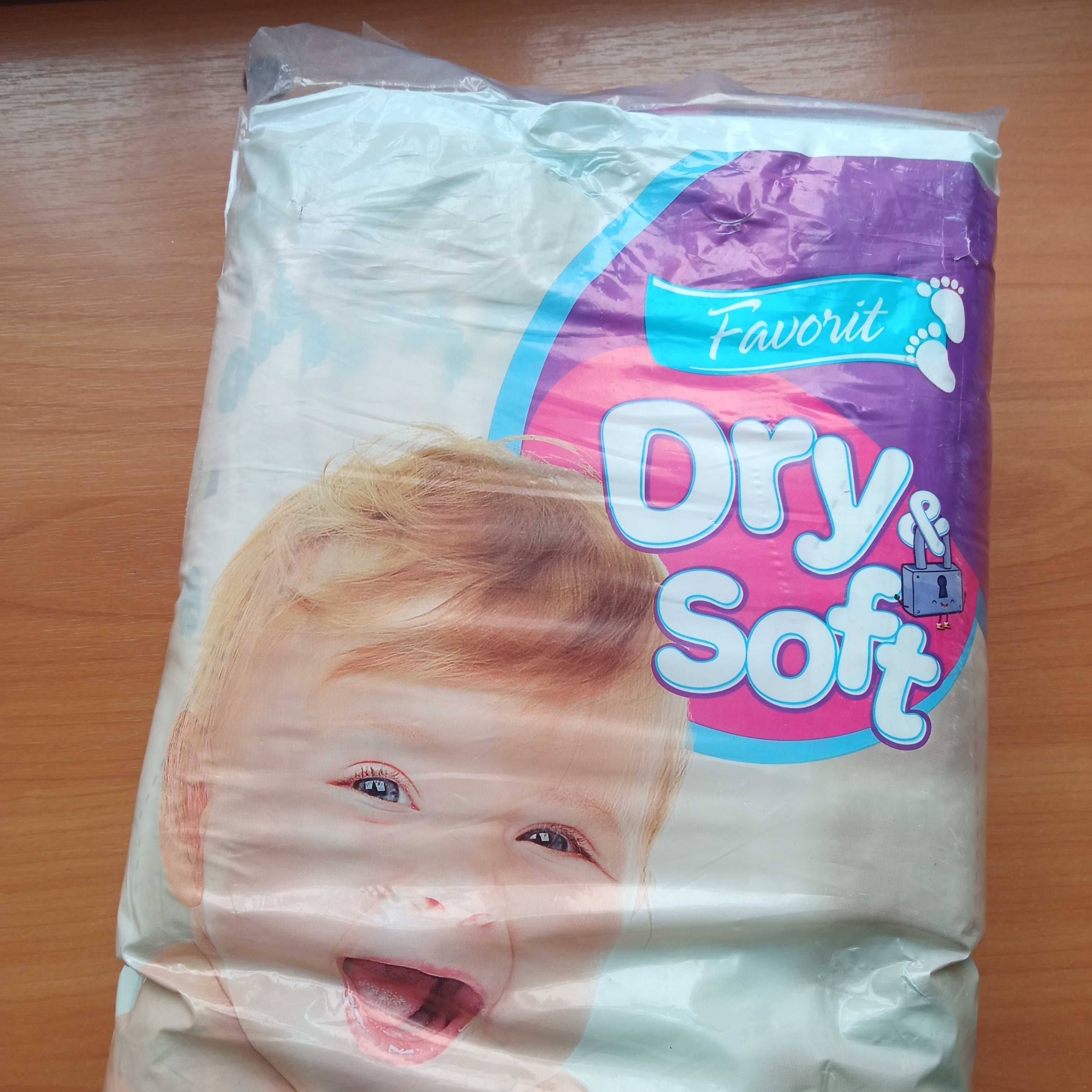 Памперсы, подгузники Favorit Dry&Soft 4 (7-17кг ) 56 шт