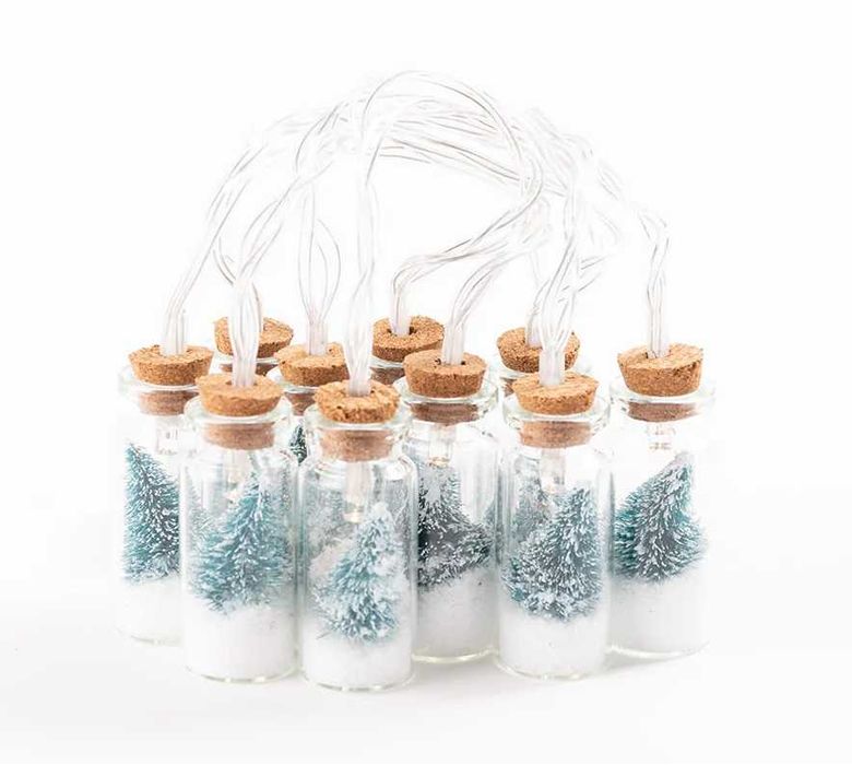 Guirlanda Frasco com Pinheiro LED para interior 2m (NATAL)