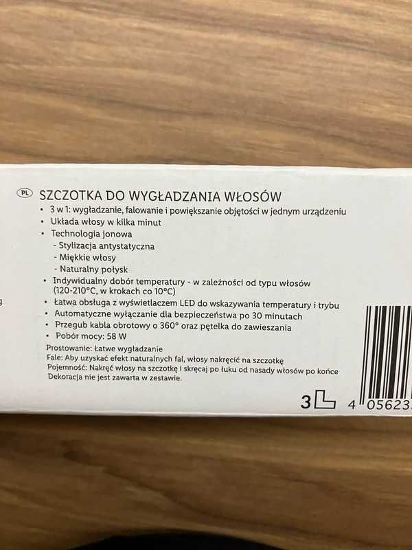 Szczotka prostująca do włosów