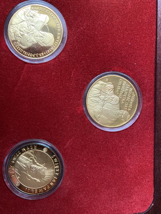 Zestaw 5 monet kolekcjonerskich Mennica Piętka