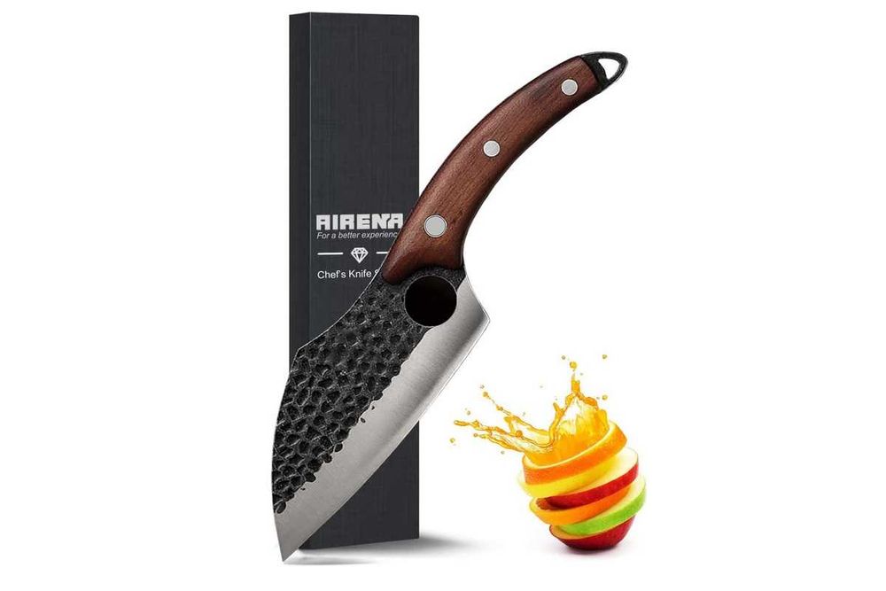 Oryginalny ręcznie kuty nóż tasak JAPOŃSKI 15CM