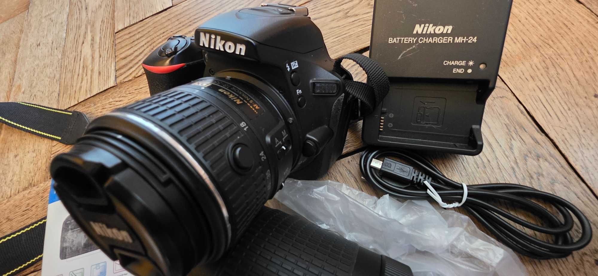 Aparat Fotograficzny Lustrzanka Nikon D5600 komplet