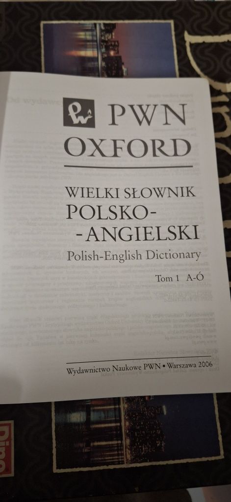 Wielki słownik polsko-angielski - komplet