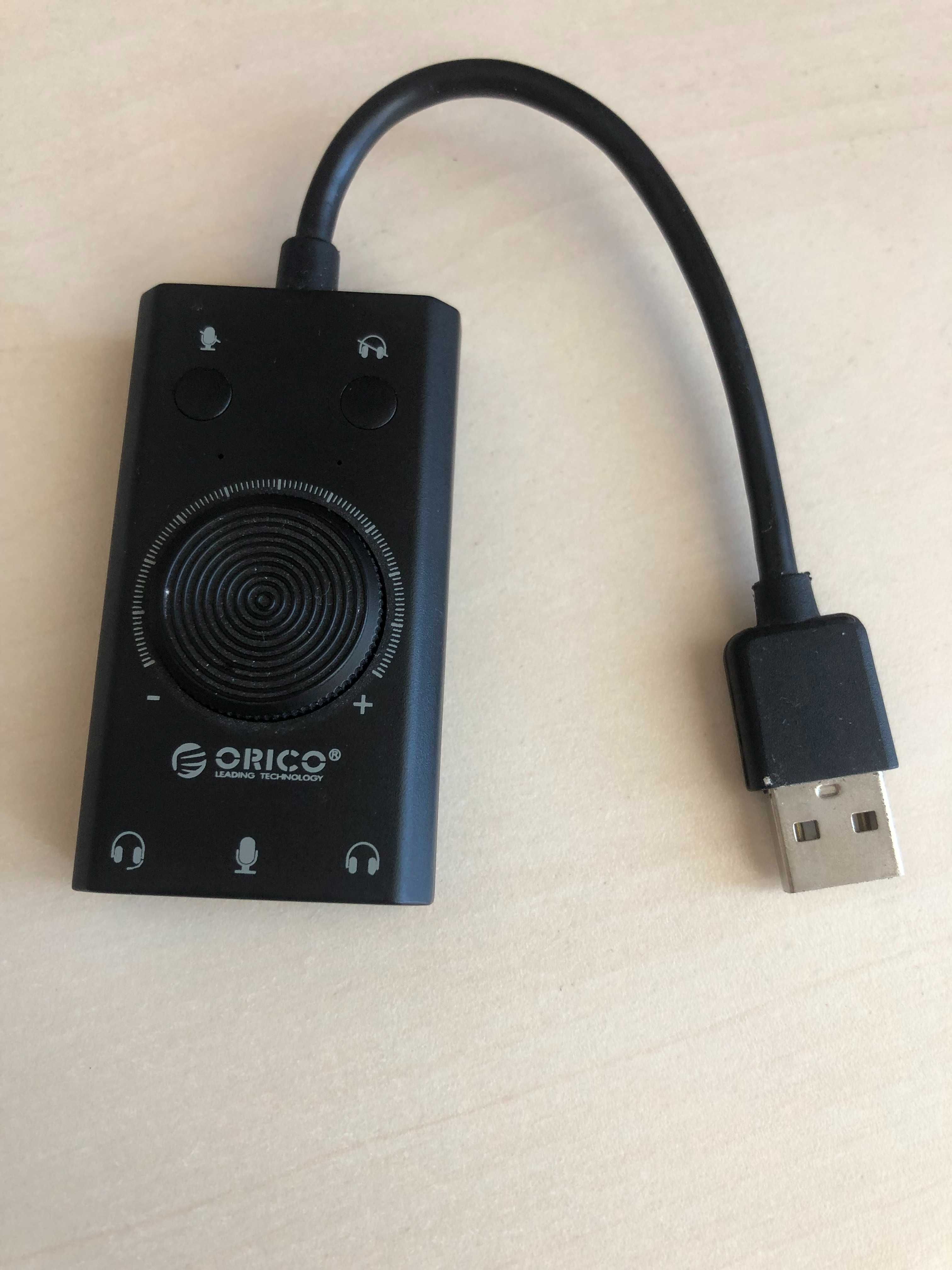 Внешняя звуковая карта Orico USB Sound Card Adapter SC2 Black