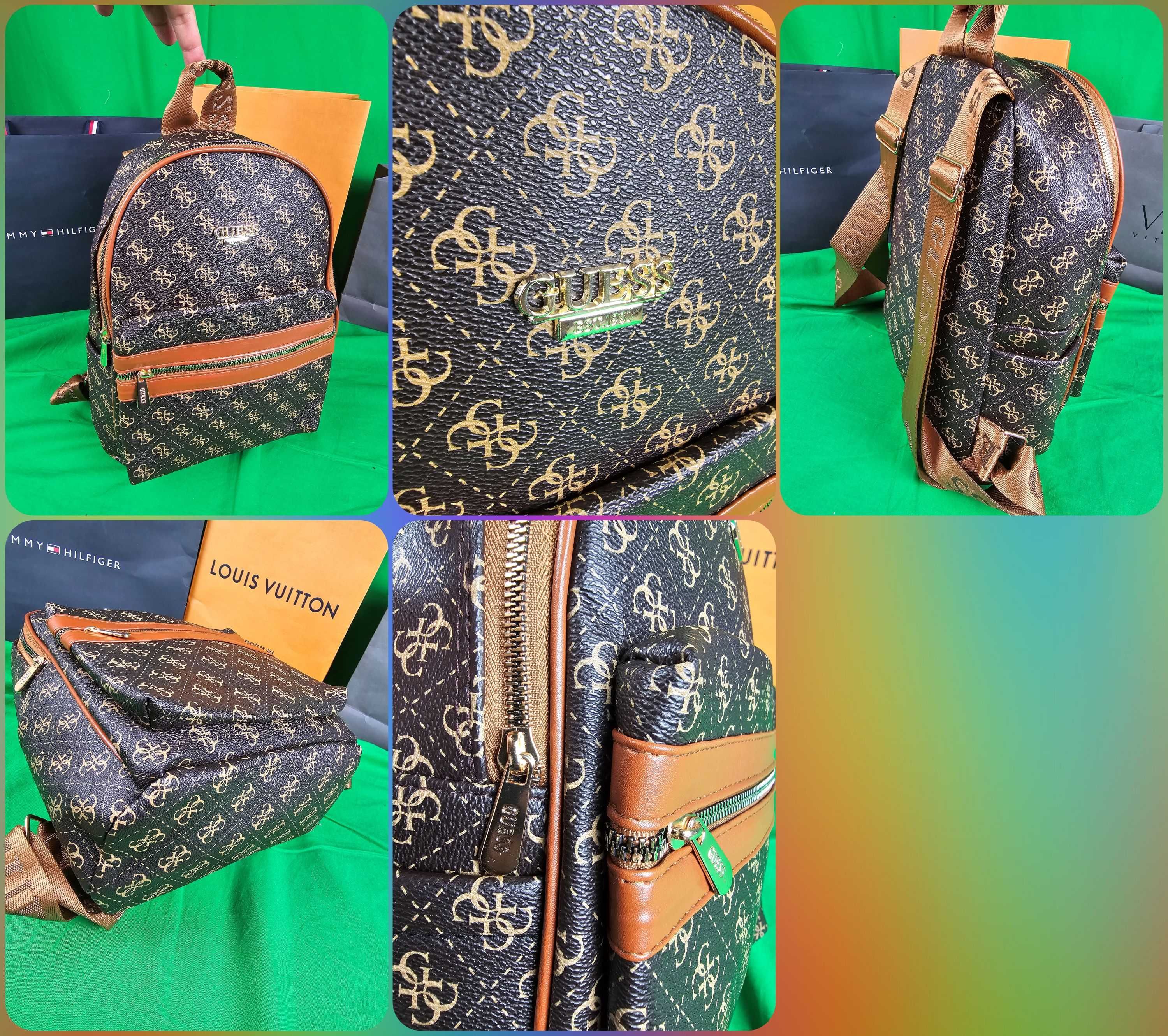 Plecak Guess duzy nowy logowany monogram Michael Kors premium