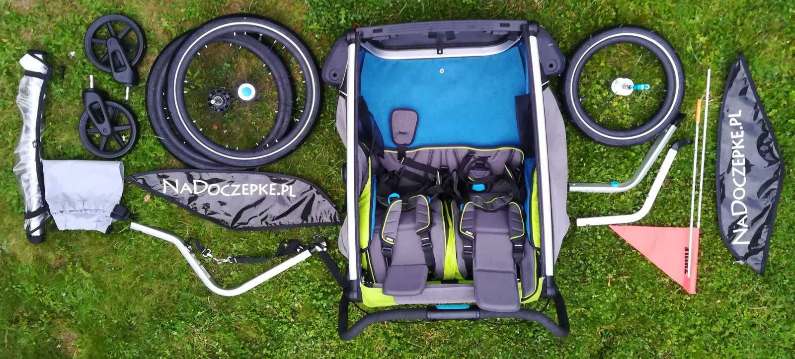 Przyczepka rowerowa Thule Sport 1 2 Cross Lite Cab wynajem wysyłkowo